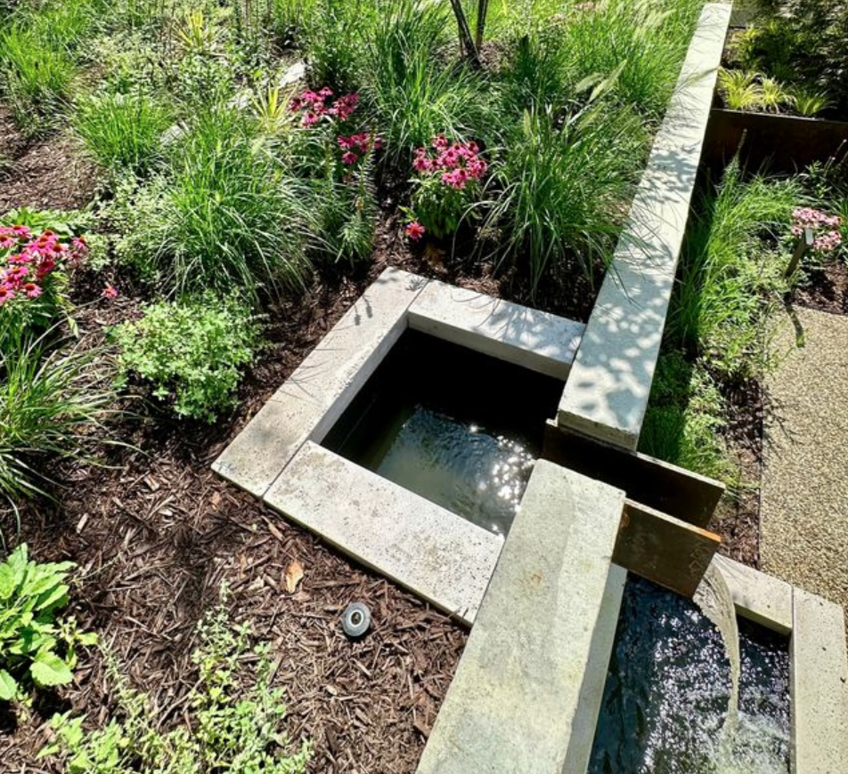 Corten Steel fountain